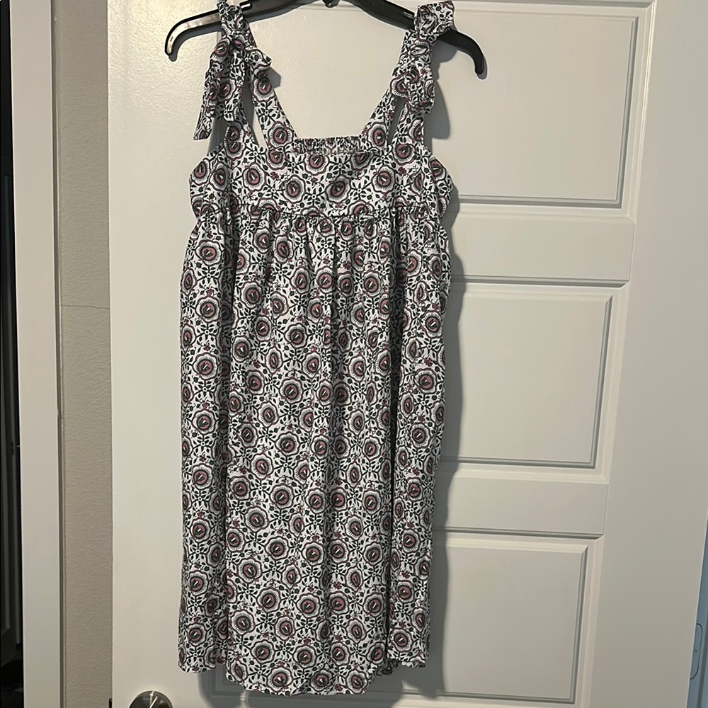 Stylish Dress with Bow Straps